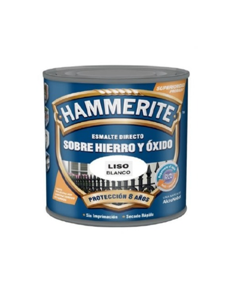  HAMMERITE ESMALTE LISO BRILLO ROJO CARRUAJES 750Ml