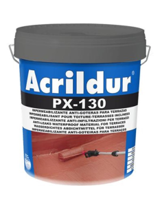  ACRILDUR ESPECIAL TERRAZAS CON FIBRA PX-130 BLANCO 15Lts.