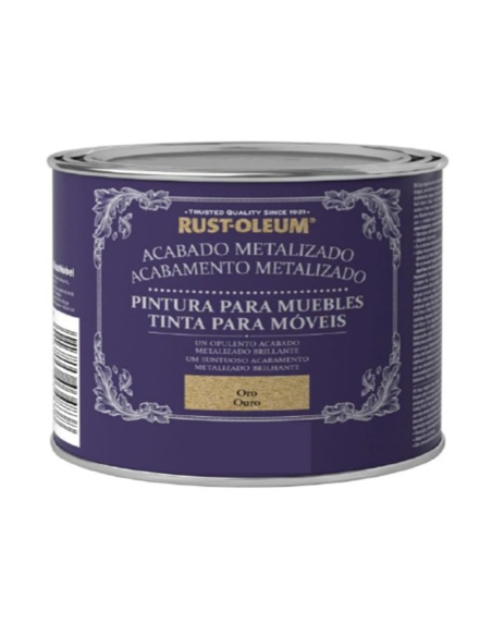  PINTURA A LA TIZA "BRUGUER" METALIZADO ORO 125Ml.