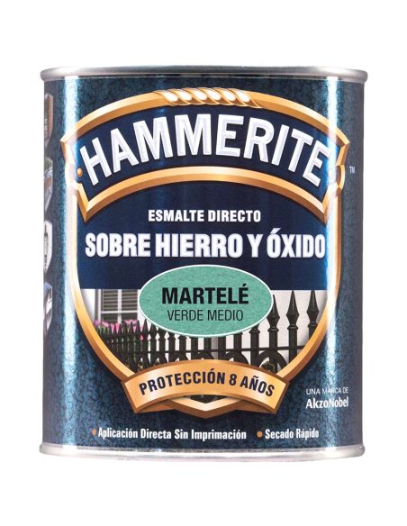  HAMMERITE ESMALTE DIRECTO SOBRE HIERRO Y ÓXIDO ACABADO MARTELÉ 5L