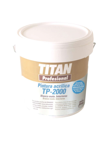  TITANLUX PINTURA ACRÍLICA TP2000 15L