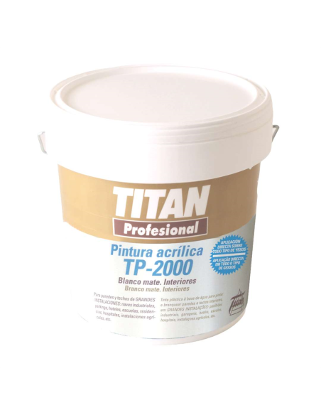  TITANLUX PINTURA ACRÍLICA TP2000 15L
