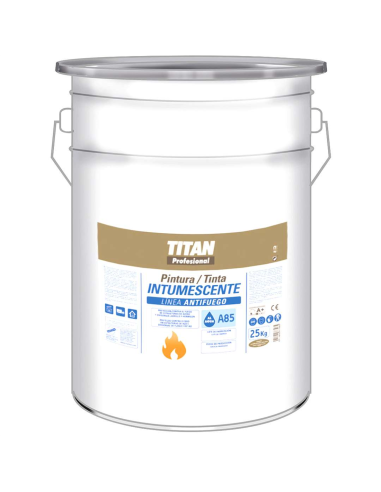  TITANLUX PINTURA INTUMESCENTE AL AGUA A85 25KG