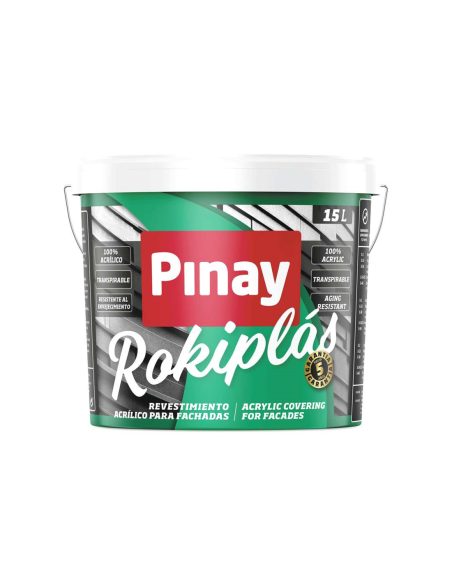  REVESTIMIENTO PARA FACHADAS ROKIPLAS LISO DESIERTO 5 KG