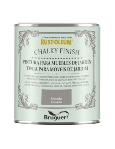  BRUGUER CHALKY FINISH PINTURA PARA MUEBLES DE JARDÍN 750ML