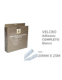  VELCRO ADHESIVO BLANCO 20mm X 25Mts