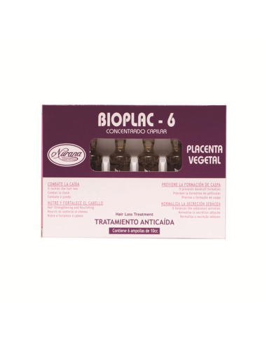  Placenta Capilar Anticaída 6 Ampollas 60ml