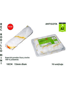  REC. MINI RODILLO ANTIGOTA 10CM L-10 AZMARK