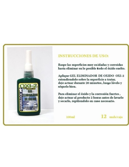  GEL ELIMINADOR DE OXIDO OXI-2 100Ml.