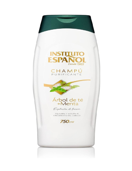  CHAMPÚ ÁRBOL DE TÉ   MENTA "I. ESPAÑOL" 750 ML