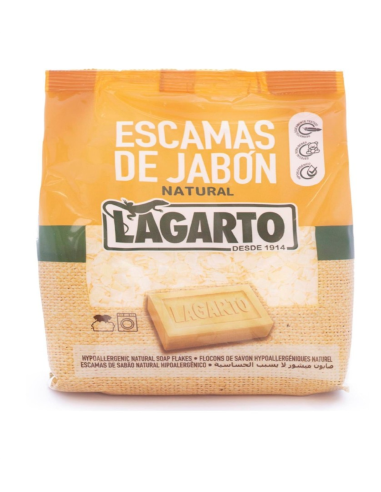  DETERGENTE EN ESCAMAS "LAGARTO" 400 GRAMOS