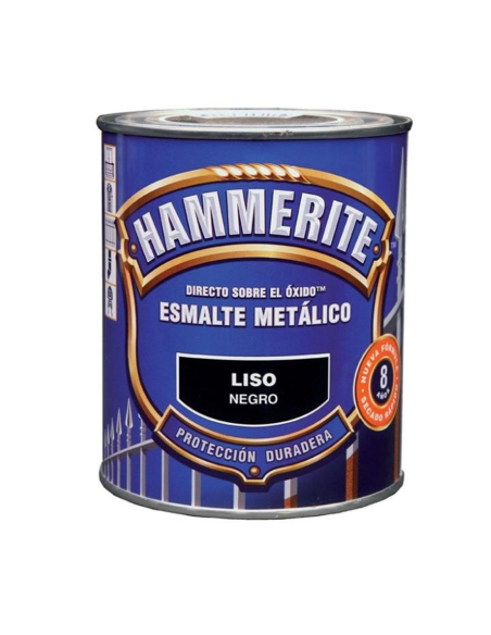  HAMMERITE ESMALTE LISO BRILLO NEGRO 250Ml.