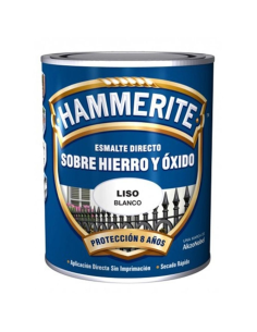  HAMMERITE ESMALTE LISO BRILLO GRIS PLATA 250Ml.