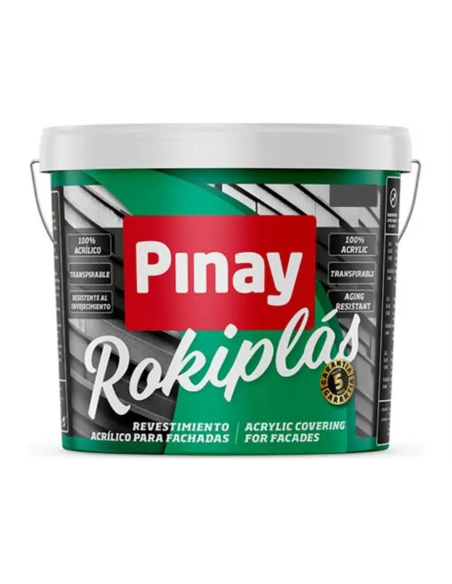 REVESTIMIENTO PARA FACHADAS ROKIPLAS LISO TRIGO 15 LT