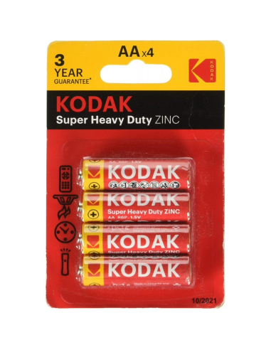  PILAS ZINC  KODAK EHD AA LR6 (4)