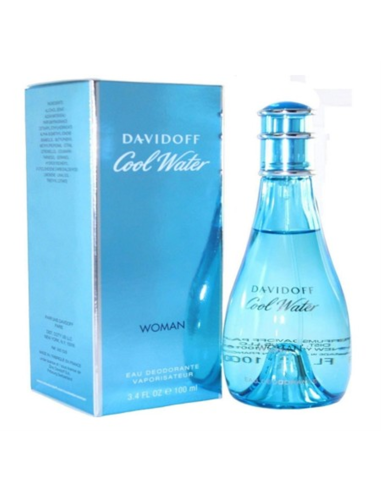  COOL WATER WOMAN de DAVIDOFF EDT SPRAY 100 ML