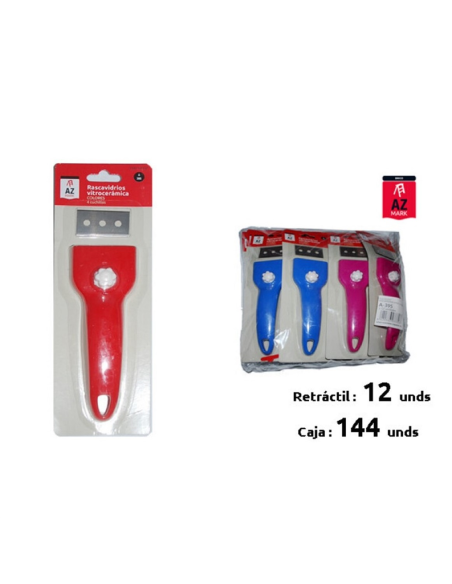  RASCAVIDRIOS VITROCERAMICA 4cu A-395 COLOR AZ