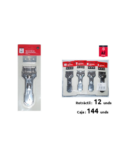  RASCAVIDRIOS VITROCERAMICA 4cu RF-149 INOX AZMARK