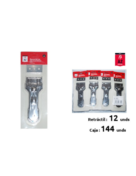  RASCAVIDRIOS VITROCERAMICA 4cu RF-149 INOX AZMARK