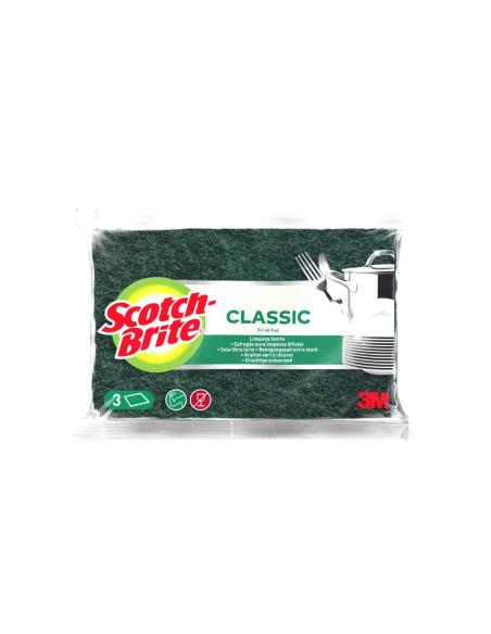  Scotch-Brite  Estropajo Clásico, 3 unidades