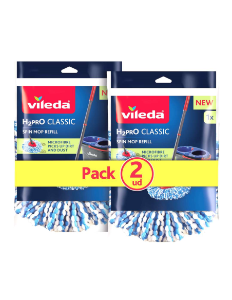  Vileda Pack de 2 | Recambio Turbo H2PRO