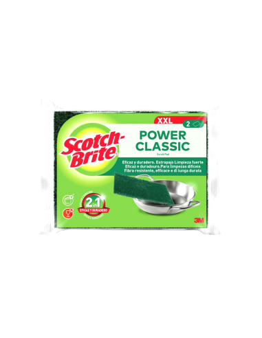  Scotch-Brite Estropajo Clásico XXL, 2 unidades