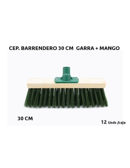  CEPILLO BARRENDERO MAD C/GARRA 30CM 706C  M/1.10M