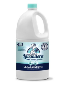  Lavandera Lejía 2L Limpia y Cuida