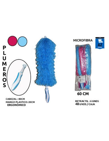  PLUMERO MICROFIBRA AZMARK 60CM RF-360 ERGO