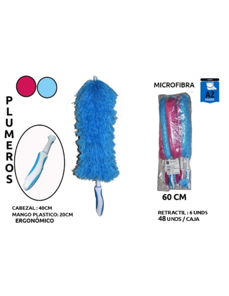  PLUMERO MICROFIBRA AZMARK 60CM RF-360 ERGO