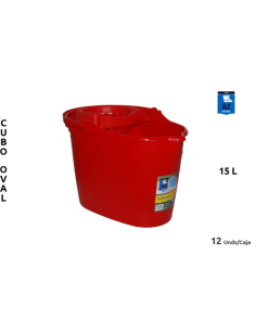  CUBO OVALADO 15L C/ESCU. REF- ANDUJAR AZ