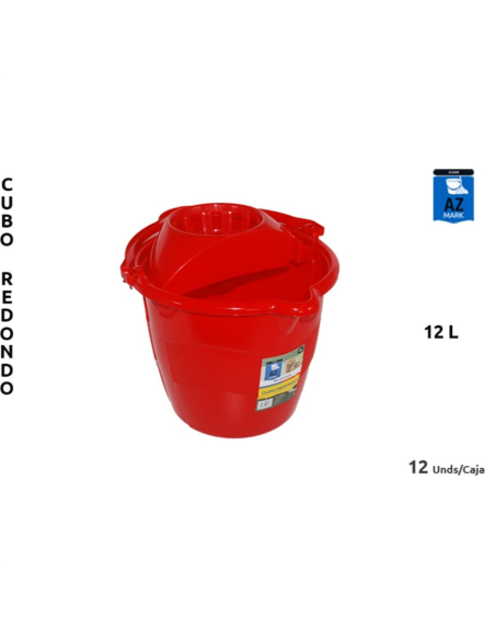  CUBO REDONDO FREGONA   ESCURRIDOR "AZNAR" Rfª. ANTAS 12 LTS