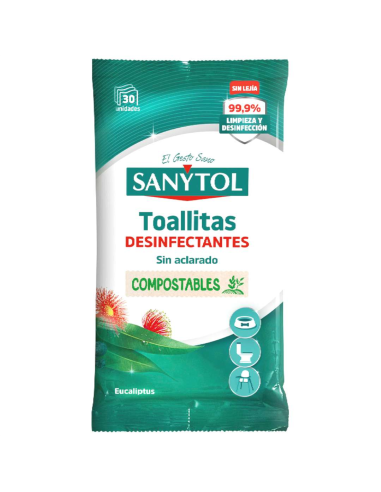  Sanytol Toallitas Desinfectantes Multiusos 30U