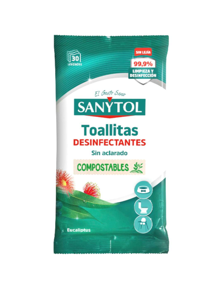  Sanytol Toallitas Desinfectantes Multiusos 30U