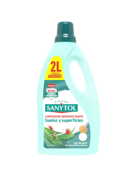  Sanytol Botella Desinfectante Suelos y Superficies Eucaliptus 2000ML