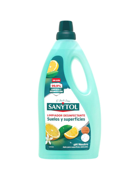  Sanytol Botella Desinfectante Suelos y Superficies Limón 1200ML