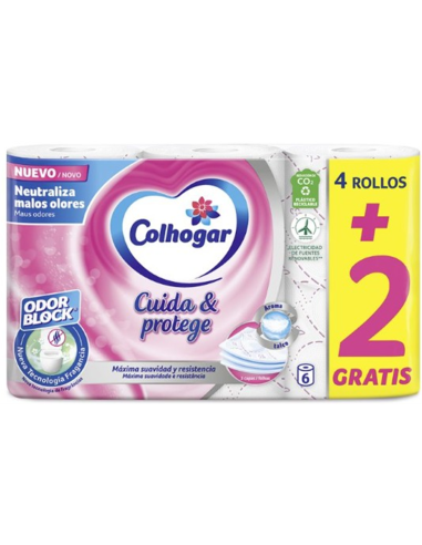  PAPEL HIGIENICO COLHOGAR PROTECT 3C 4 2 ROLLOS