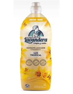  SUAVIZANTE DE LA ROPA "LAVANDERA" LUZ TROPICAL 80 LAVADOS