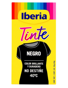  TINTE DE LA ROPA "IBERIA" NEGRO
