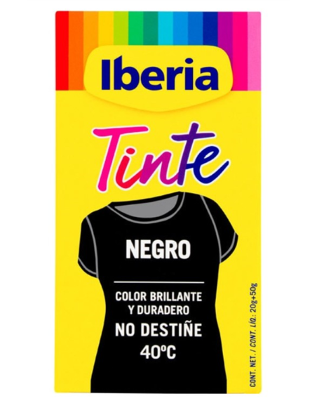  TINTE DE LA ROPA "IBERIA" NEGRO
