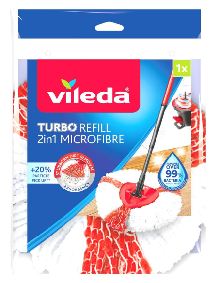  Vileda Recambio Turbo 2en1