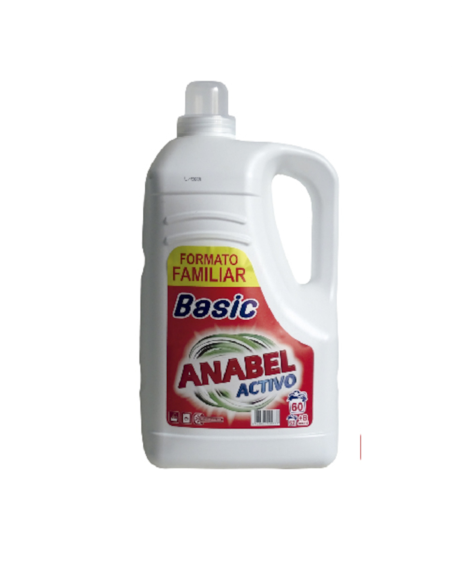  Anabel Detergente Lavadoras 60 dosis Basic - 5L