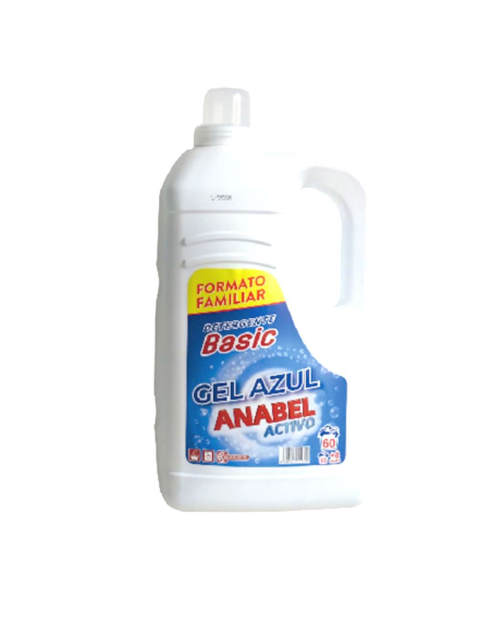  DETERGENTE LIQUIDO "ANABEL" GEL AZUL 5 LITROS