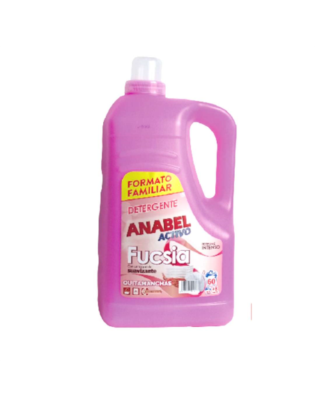  Anabel Detergente Lavadoras 60 dosis Fucsia - 5L