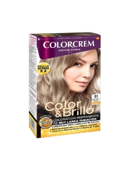  TINTE COLORCREM nº 81 RUBIO CLARO CENIZA