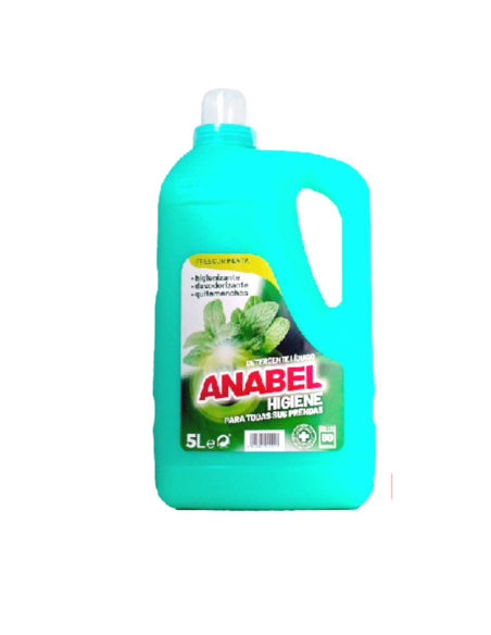  Anabel Detergente Lavadoras 60 dosis Higiene - 5L