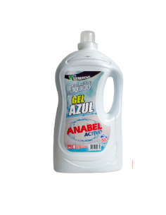  Anabel Detergente Lavadoras 50 dosis Gel Azul - 4L