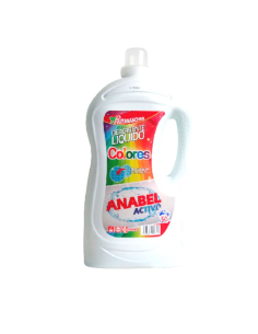  Anabel Detergente Lavadoras 50 dosis Colores - 4L