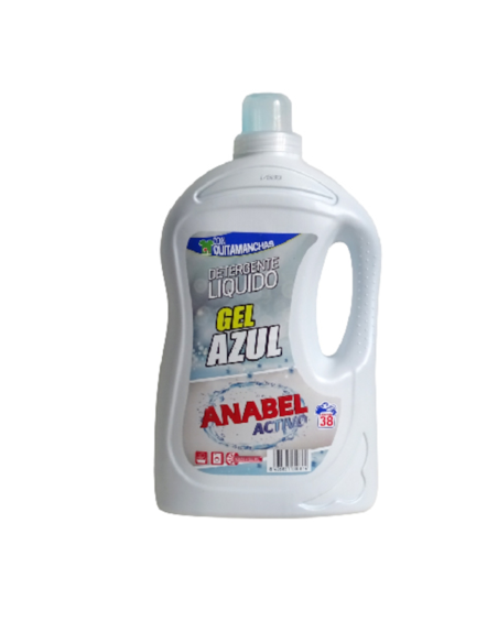  DETERGENTE LIQUIDO "ANABEL" GEL AZUL 3 LITROS
