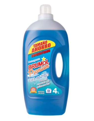  Brumol Detergente en Gel Premium Gel Activo 4000ml
